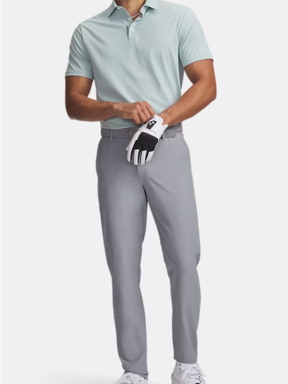 Under Armour Men's Charcoal Athletic performance golf trousers